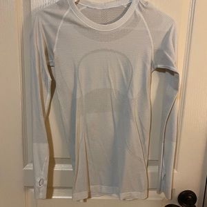 White Lululemon Long-sleeve